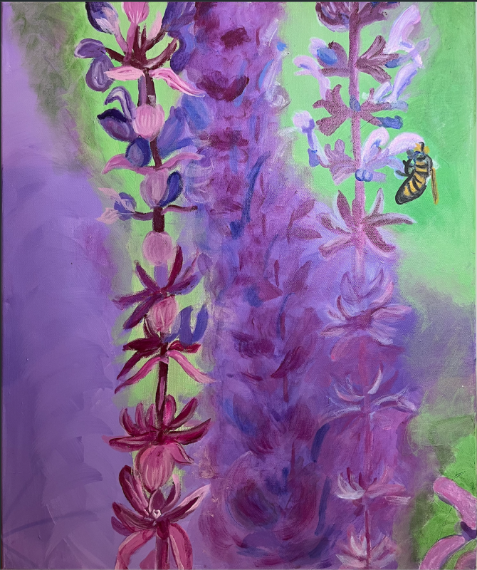 Spring Buzz by artist Rosalinda Peña